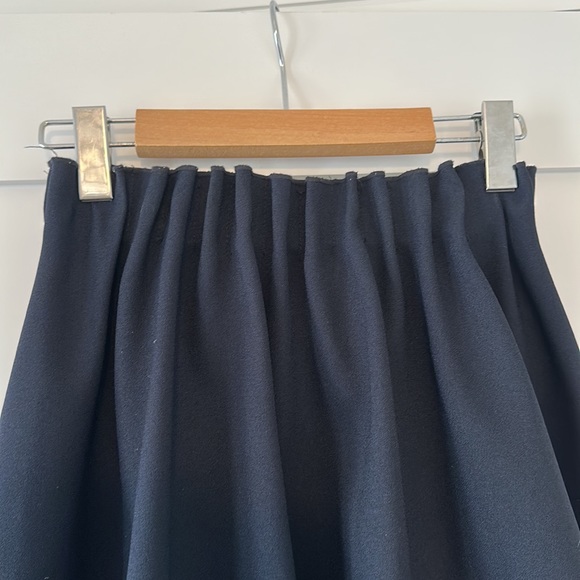 Zara Navy Blue Mini Skirt - Picture 2 of 4